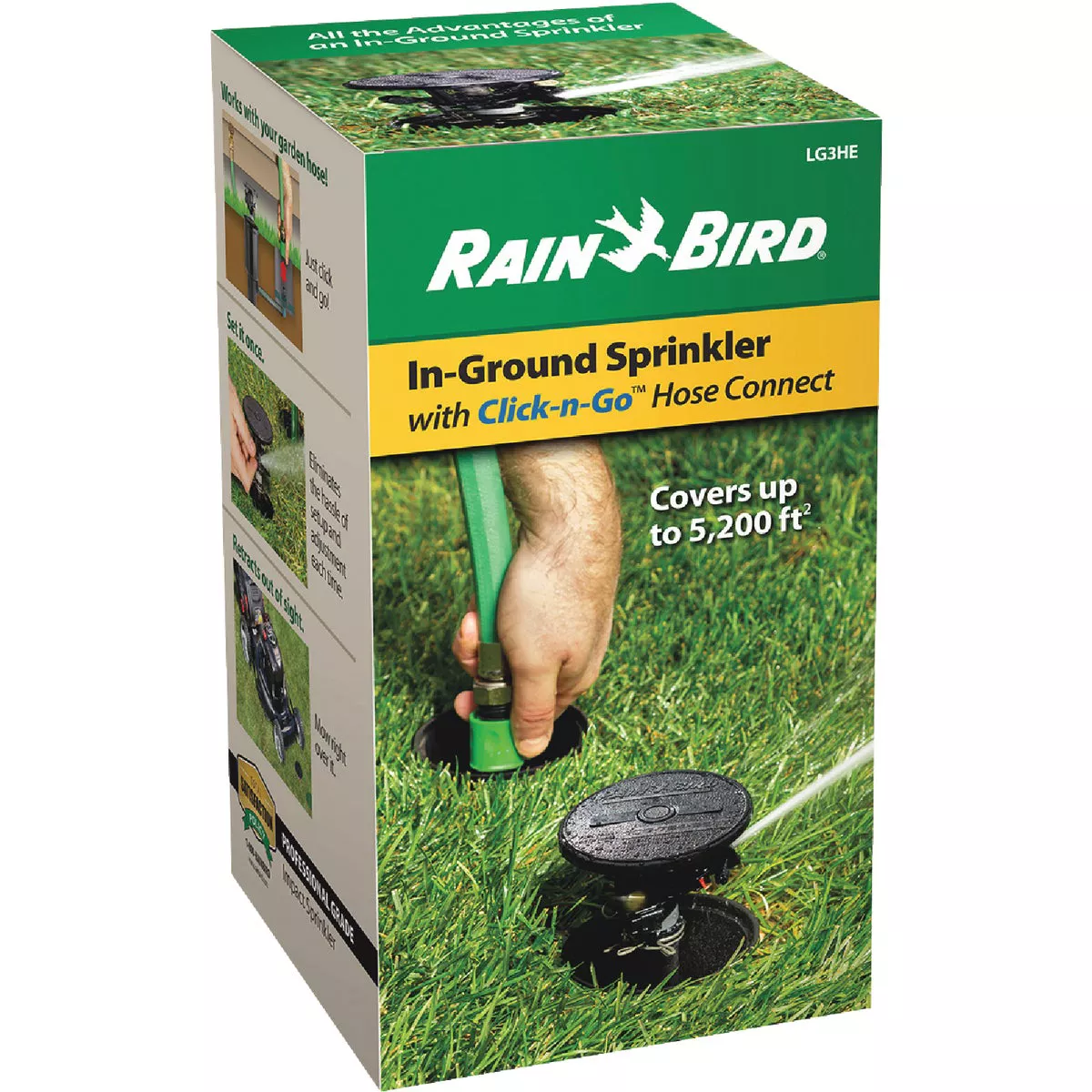 LG3HE In-Ground Sprinkler with Click-n-Go Hose Connect - photo 2