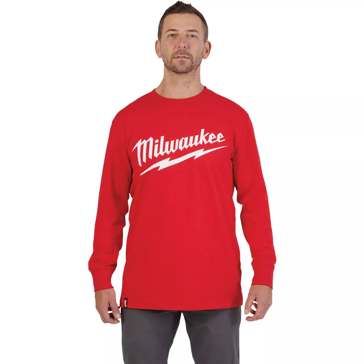 Milwaukee Large Red Long Sleeve Men's Heavy-Duty Shirt - photo 3