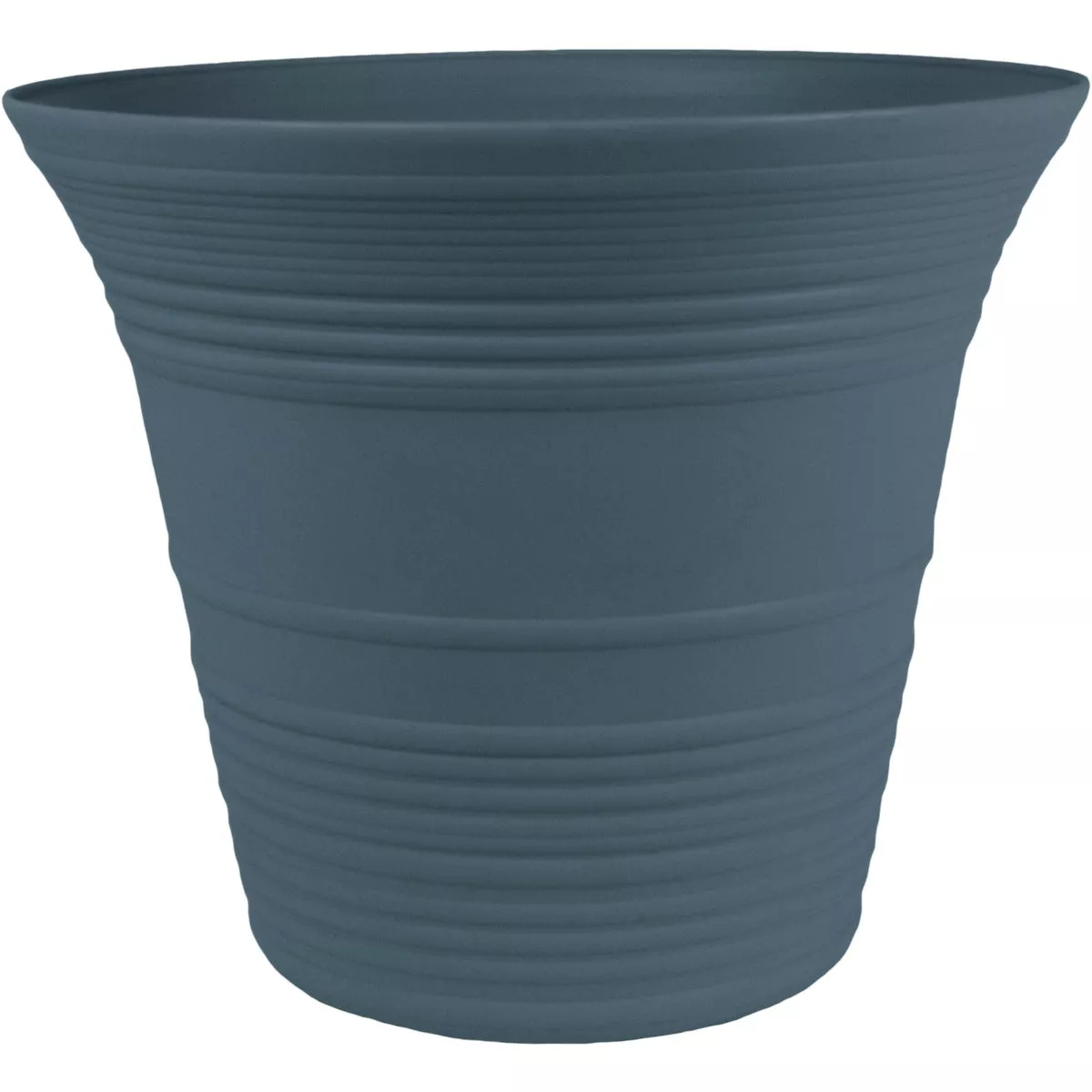 Myers Sedona 9 In. Dia. Polypropylene Slate Blue Planter