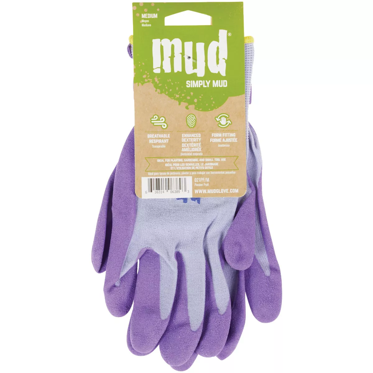 Simply Mud Women's Medium Nylon Passion Fruit Garden Glove - photo 2