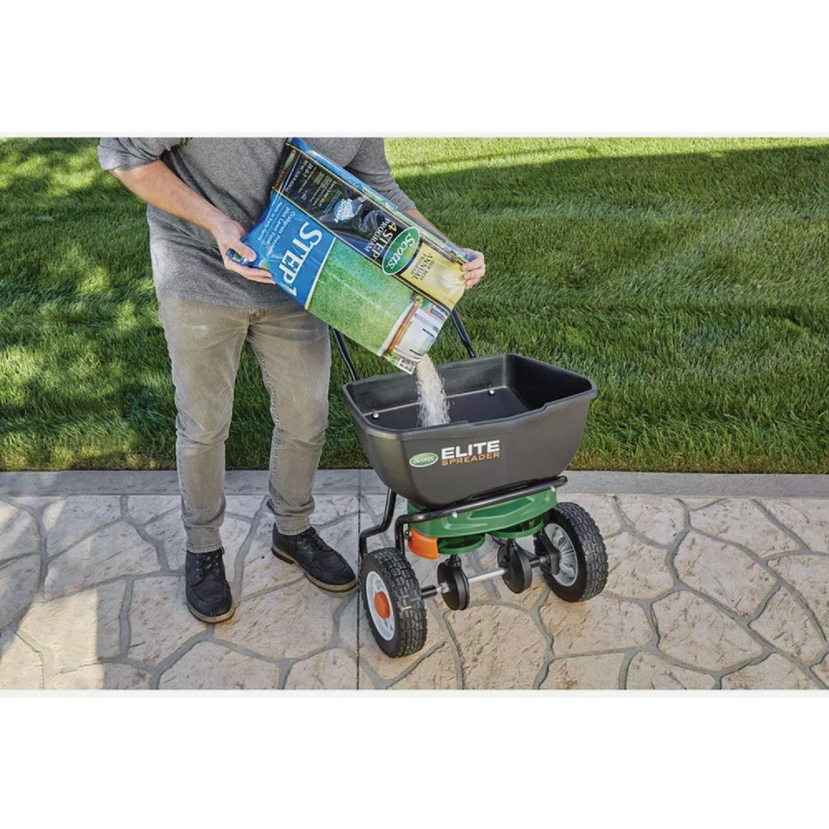 Scotts 4 Step Program Step 1 40.28 Lb. 15,000 Sq. Ft. Crabgrass Preventer Plus Lawn Food - photo 6
