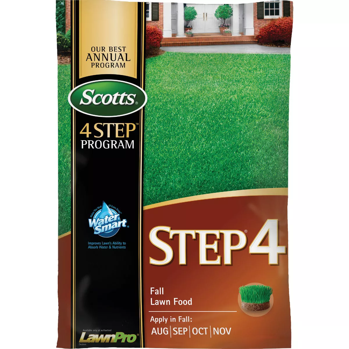 Scotts 4 Step Program Step 4 37.84 Lb. 15,000 Sq. Ft. Fall Lawn Food