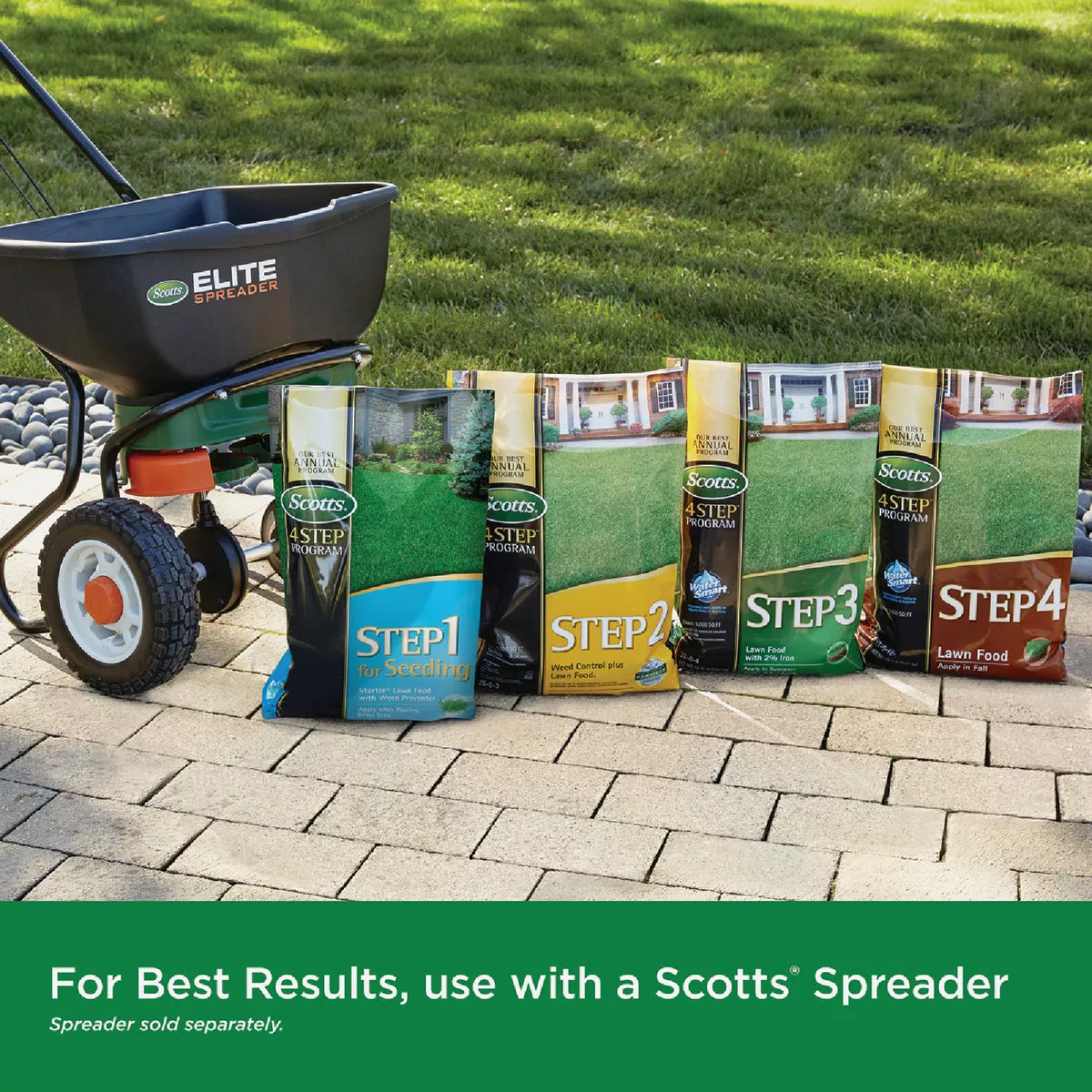 Scotts 4 Step Program Step 4 37.84 Lb. 15,000 Sq. Ft. Fall Lawn Food - photo 3