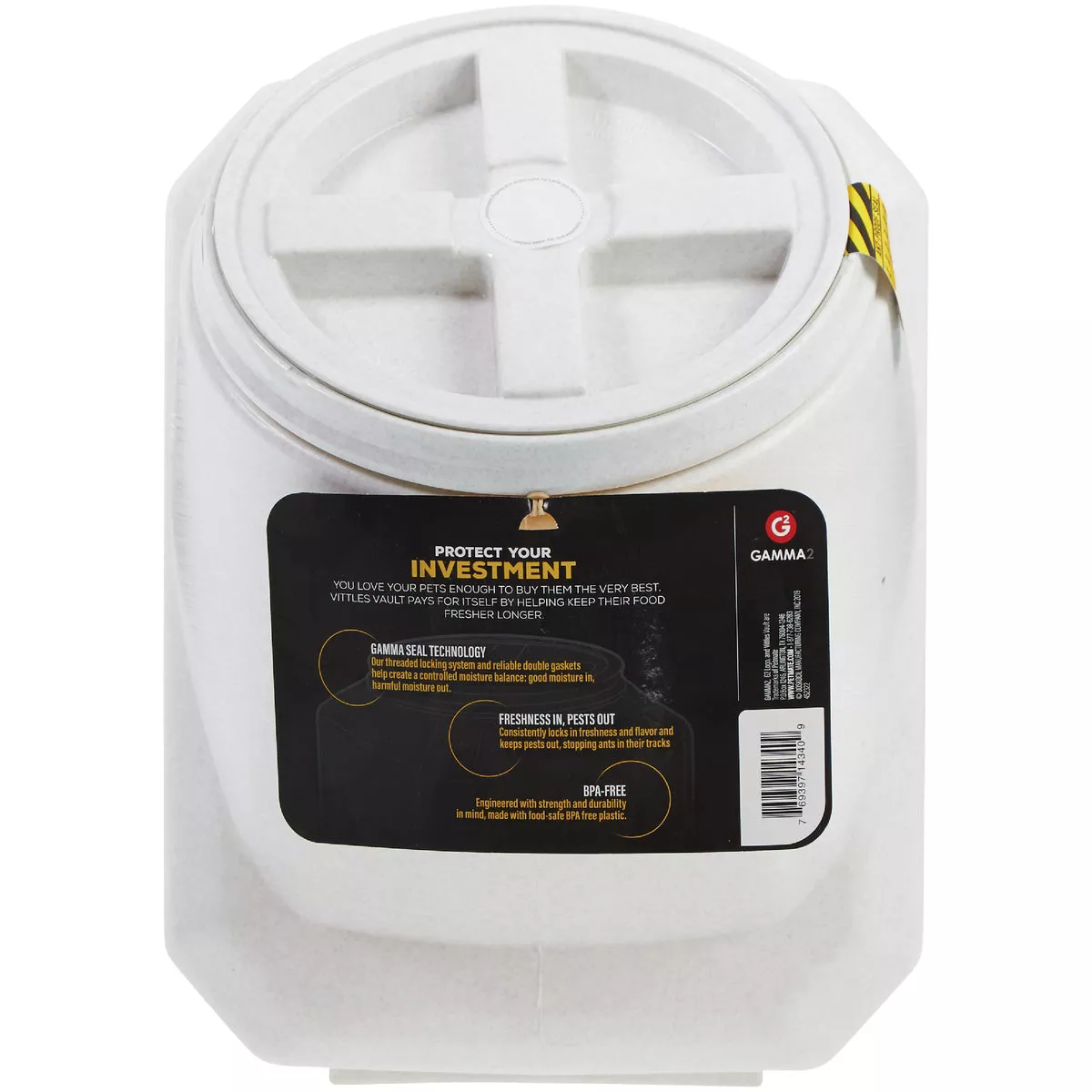 Gamma Vittles Vault Outback 40 Lb. Plastic Pet Food Storage Bin - photo 2