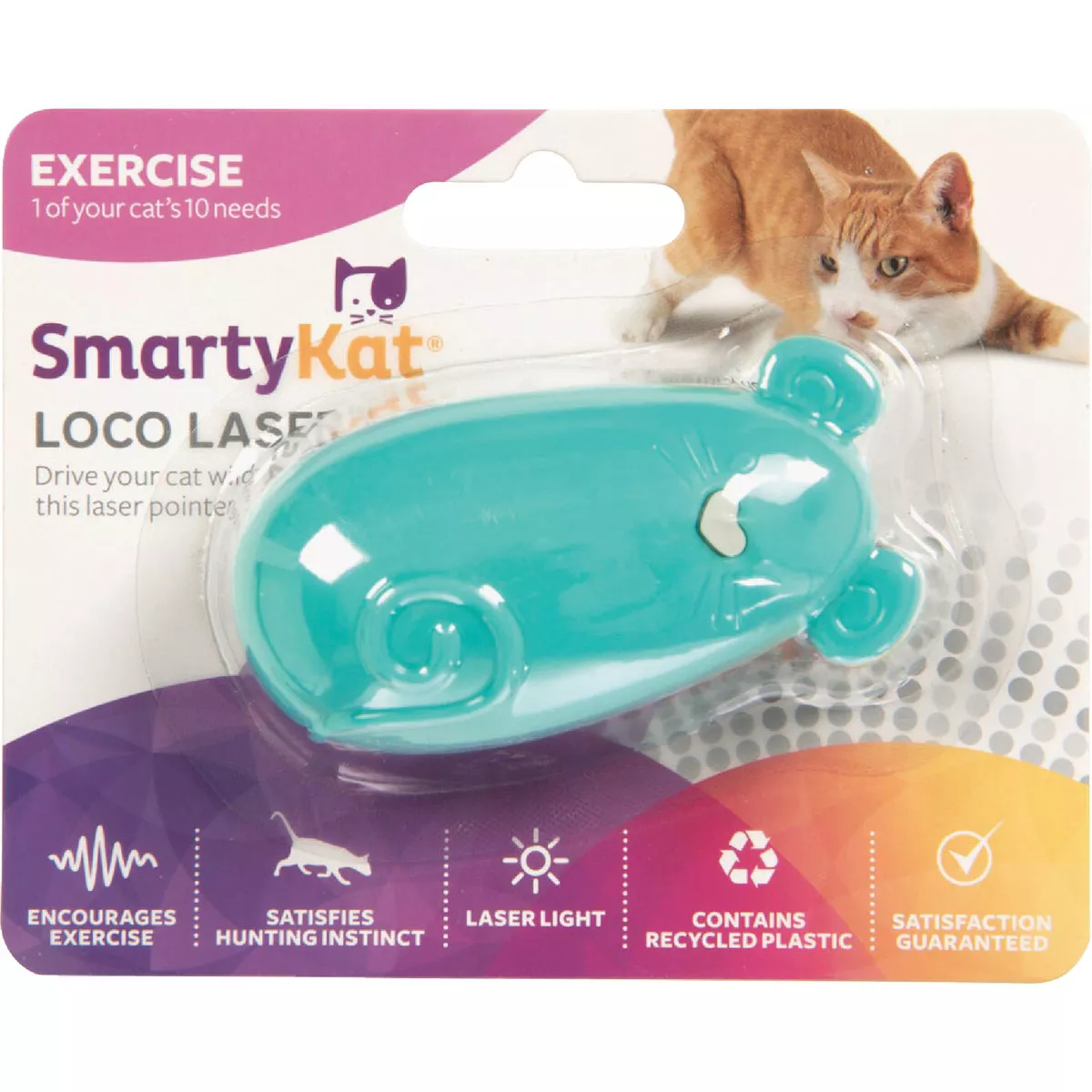 SmartyKat Loco Laser Electronic Light Laser Cat Toy