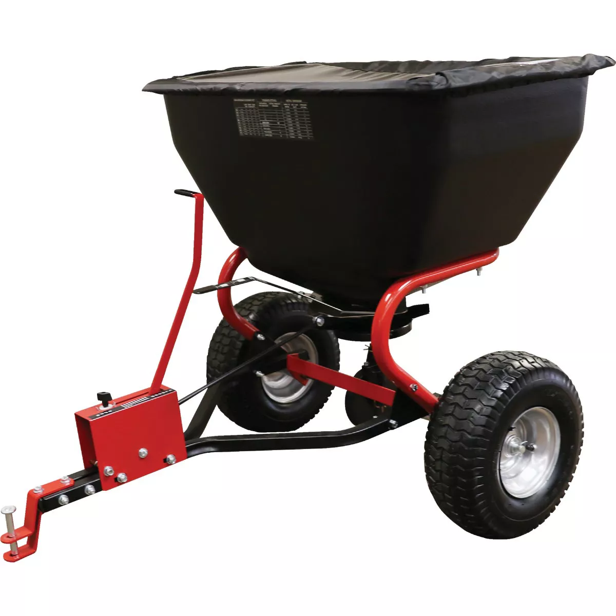 Precision ATV 200 Lb. Capacity Tow Behind Broadcast Spreader with Cover - photo 2