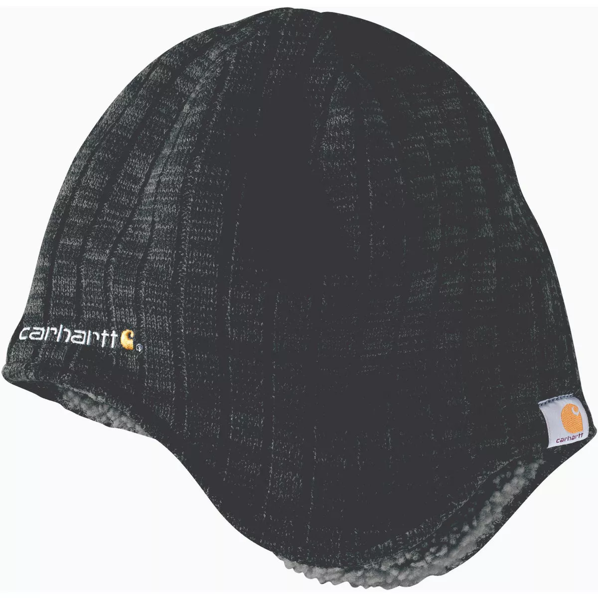 Carhartt Men's Black Knit Earflap Hat