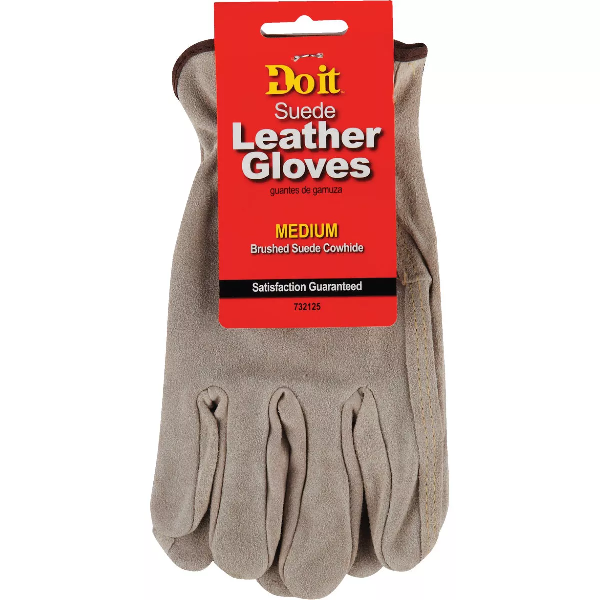 Do it Best Men's Medium Brushed Suede Leather Work Glove - photo 2