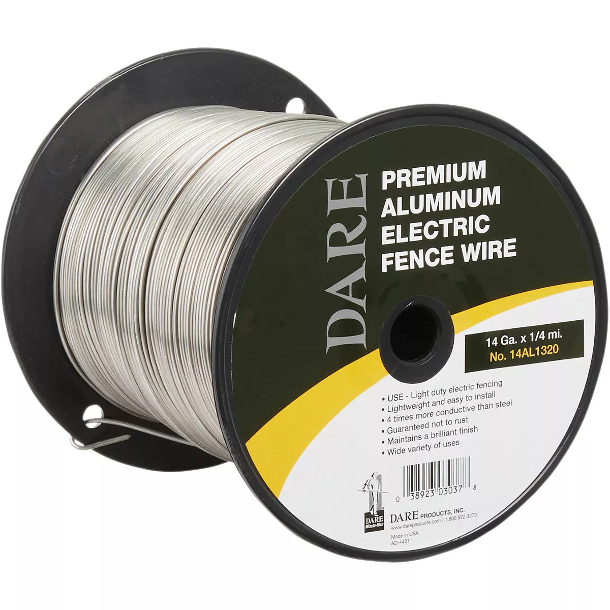 Dare 1/4-Mile x 14 Ga. Aluminum Electric Fence Wire