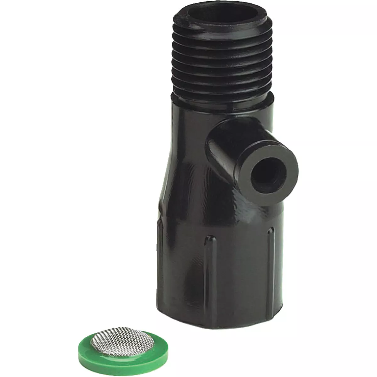 Raindrip 1/2 In. Female Pipe Thread x 1/4 In. Barb x 1/2 In. Male Pipe Thread Drip Line Tap-Off Sprinkler-To-Drip-Adapter - photo 2