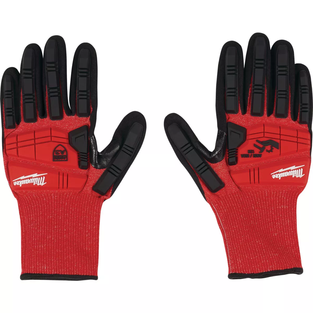 Milwaukee Impact Cut Level 3 XL Unisex Nitrile Dipped Work Gloves - photo 2