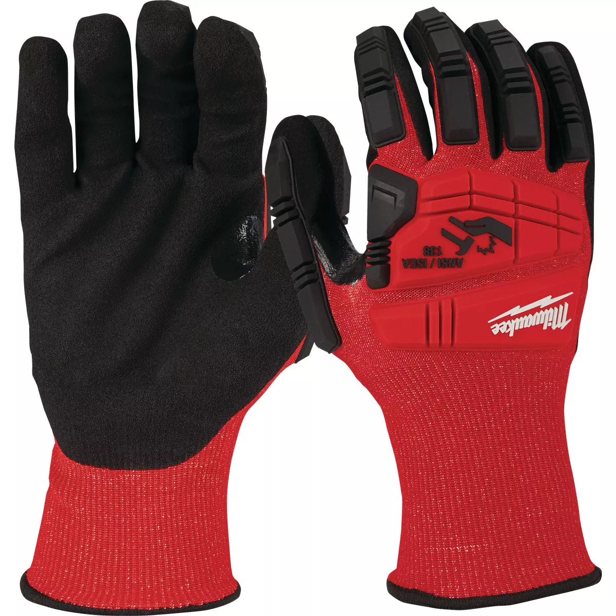 Milwaukee Impact Cut Level 3 XL Unisex Nitrile Dipped Work Gloves - photo 3