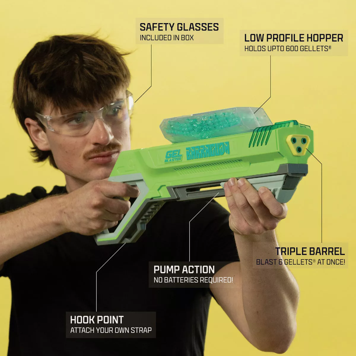 Gel Blaster Barracuda Pump Action Blaster - photo 2