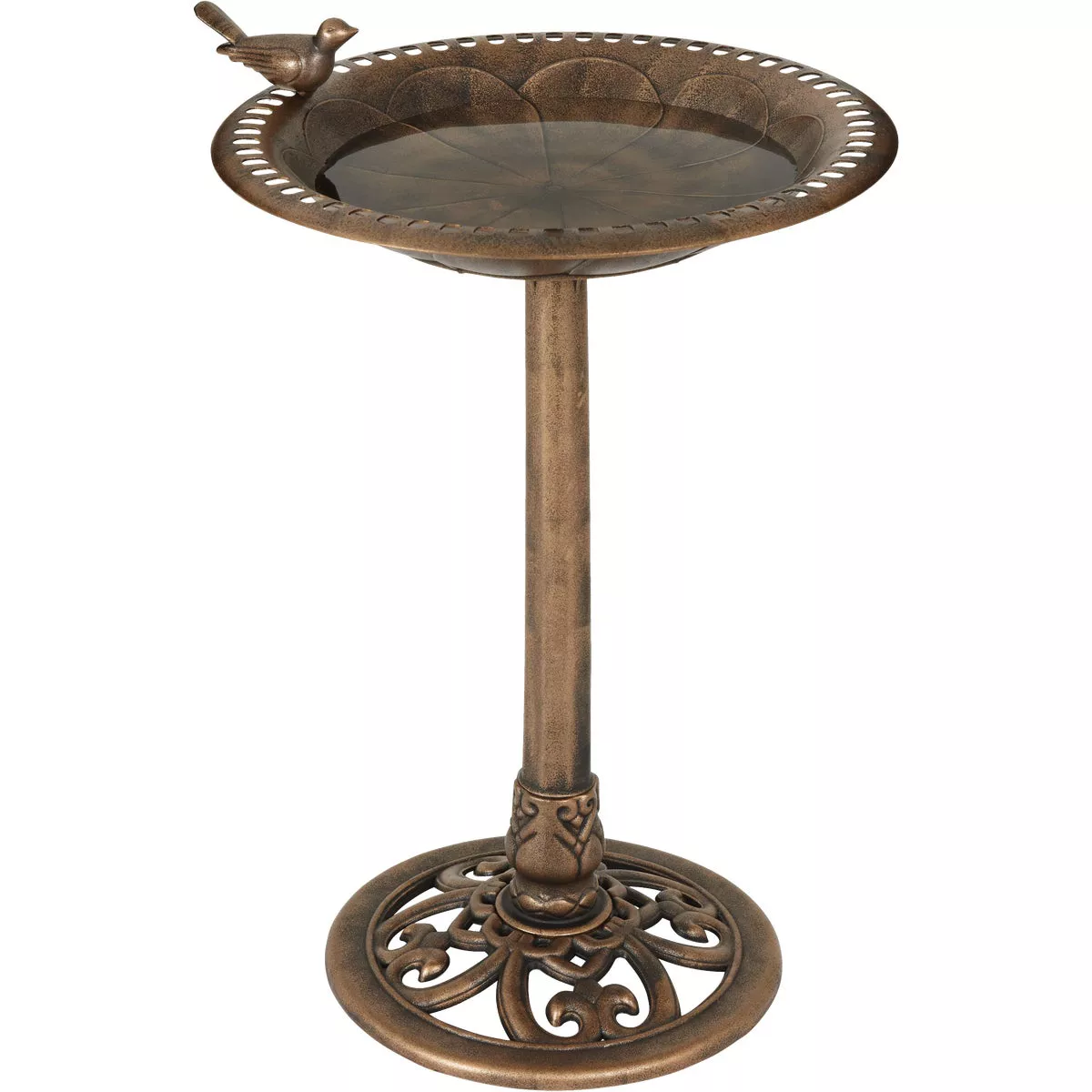 Best Garden Antique Bronze Decorative Pedestal Bird Bath - photo 2