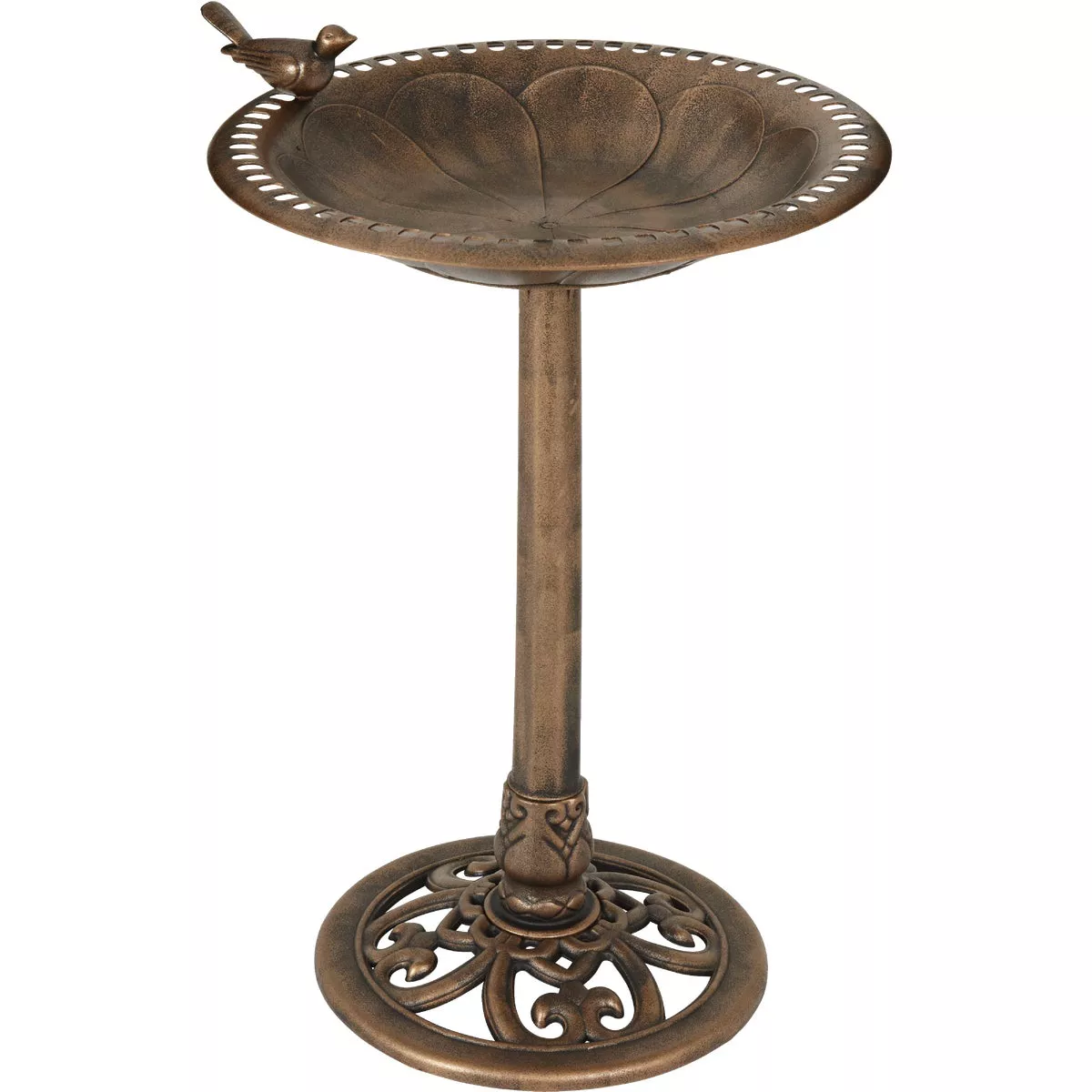 Best Garden Antique Bronze Decorative Pedestal Bird Bath - photo 3