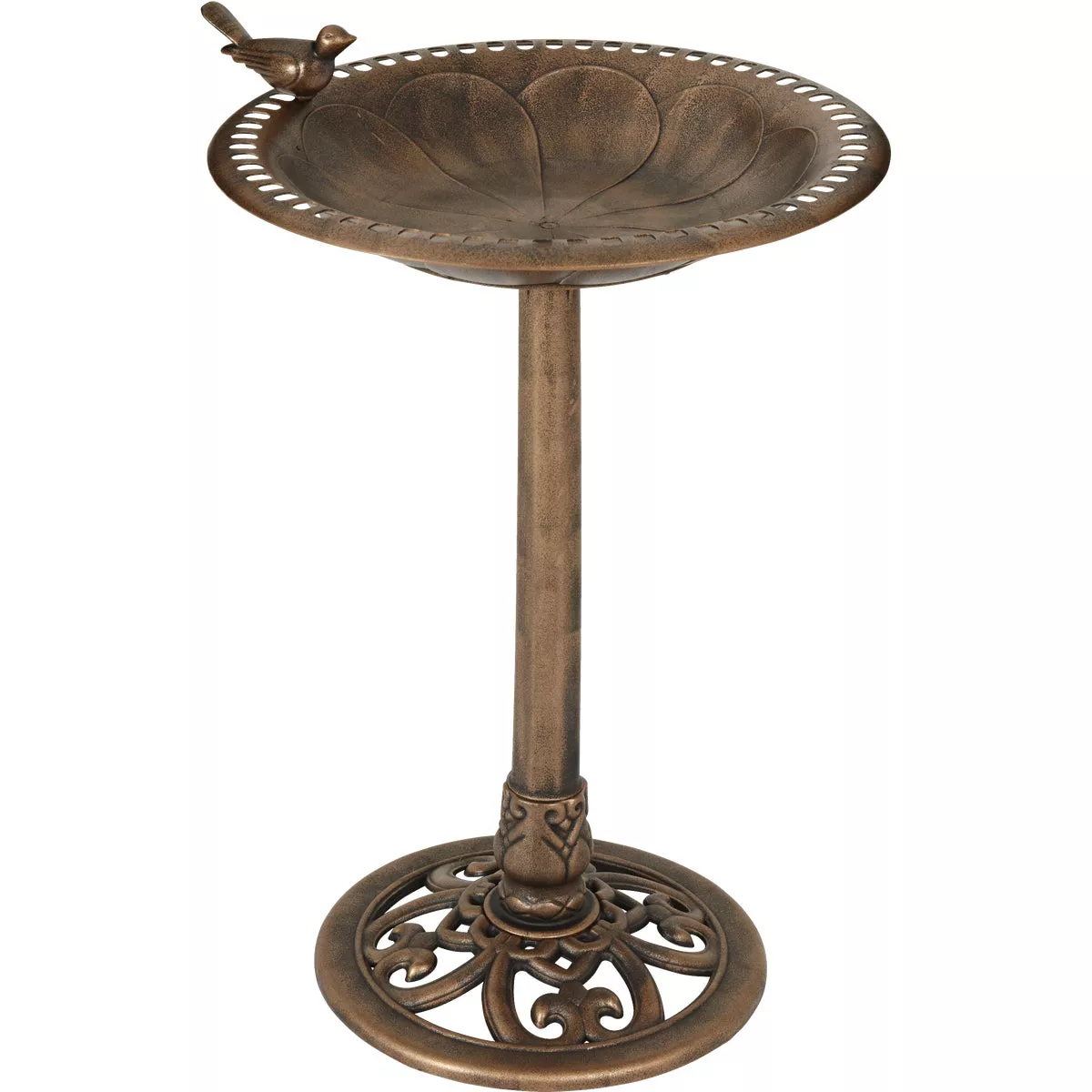 Best Garden Antique Bronze Decorative Pedestal Bird Bath - photo 4