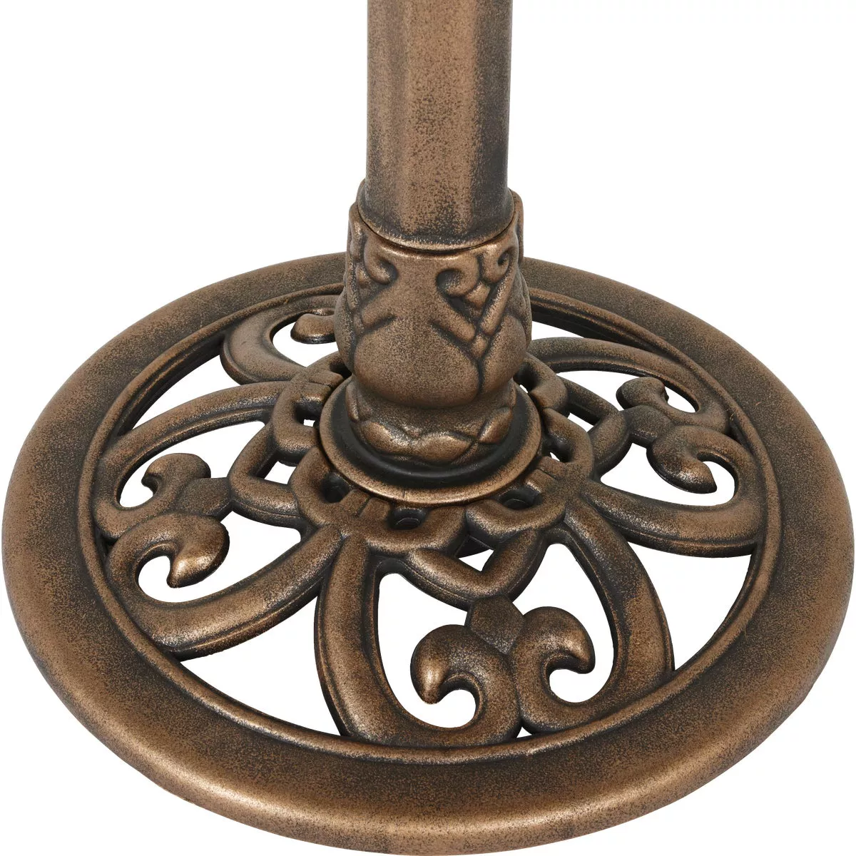 Best Garden Antique Bronze Decorative Pedestal Bird Bath - photo 6