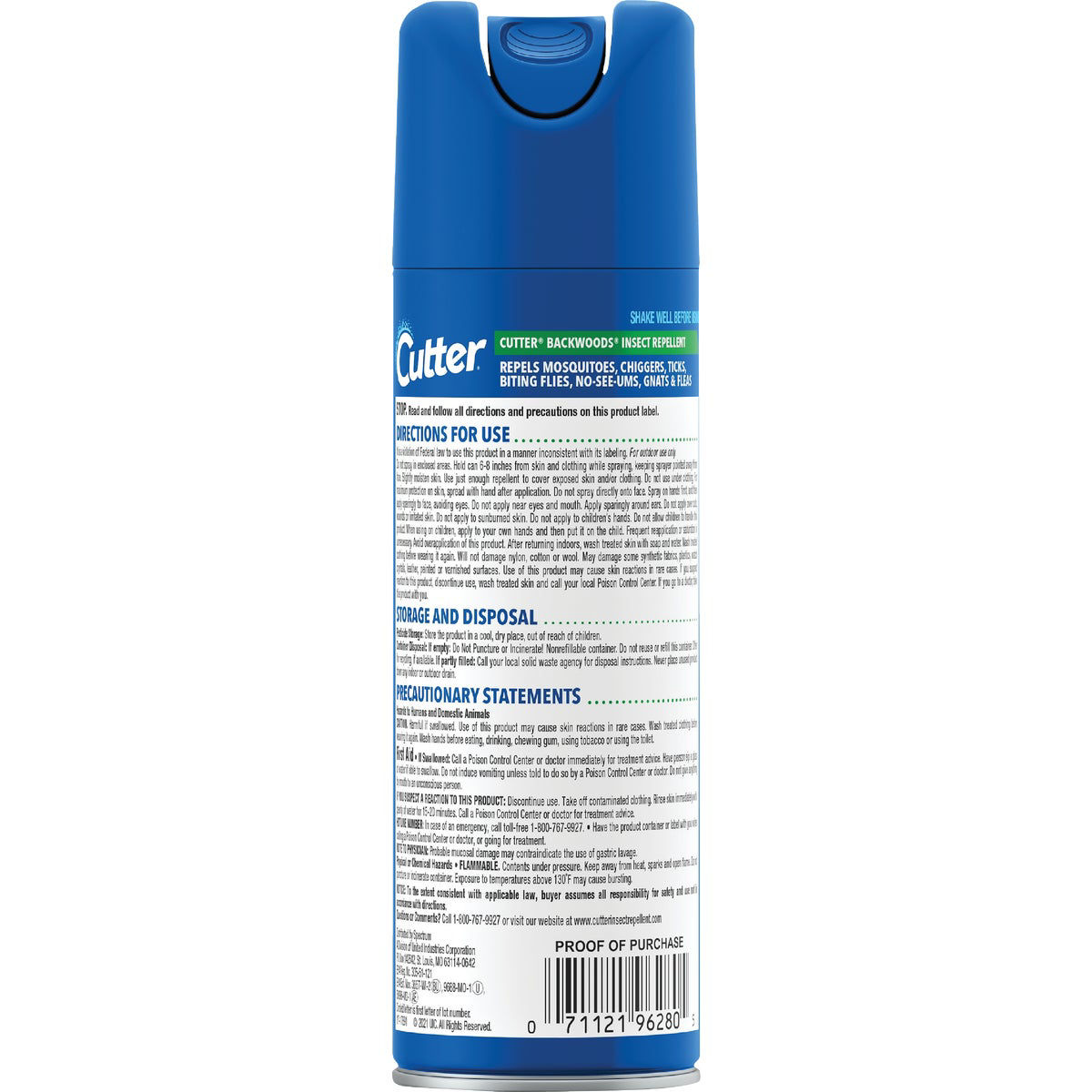 Cutter Backwoods 6 Oz. Insect Repellent Aerosol Spray | Do it Best