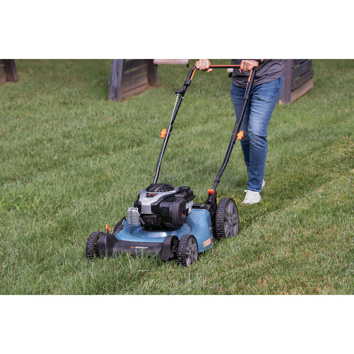 Senix 21 In. 140cc 4-Cycle 3-In-1 Push Gas Lawn Mower | Do it Best