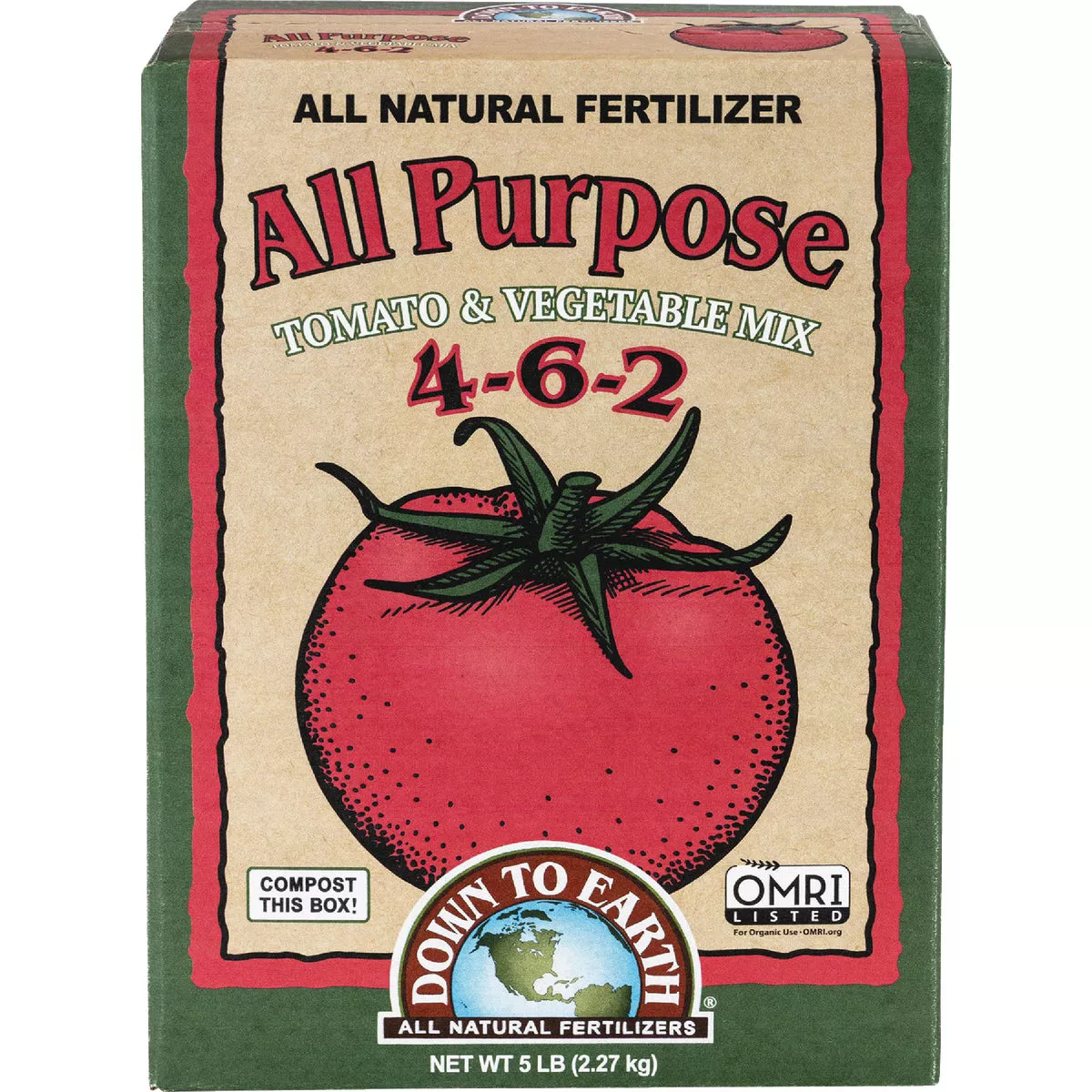Down To Earth 15 Lb. 4-6-2 All Purpose Mix