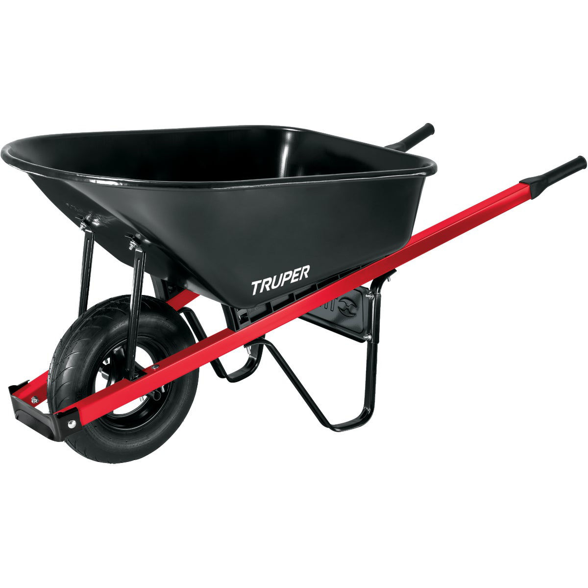 Truper 6 Cu. Ft. Steel Wheelbarrow