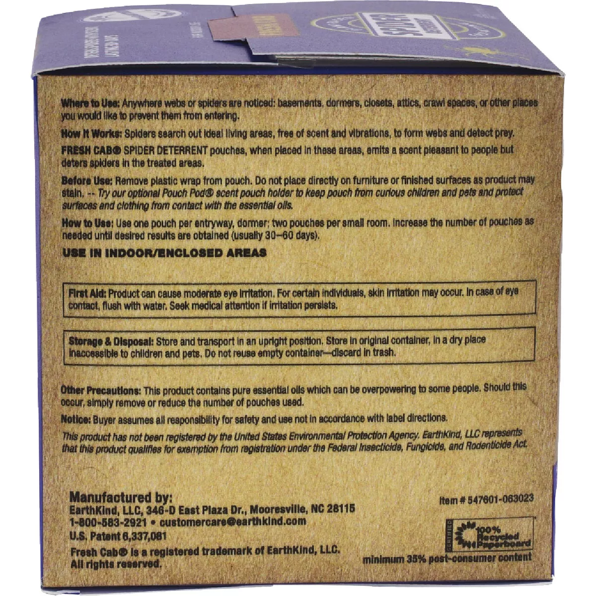 Fresh Cab Spider Deterrent (4-Pack) - photo 2