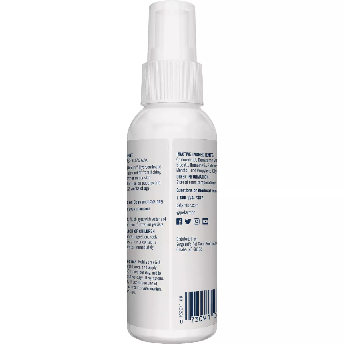PetArmor 4 Oz. Hydrocortisone Spray for Dogs & Cats - photo 2