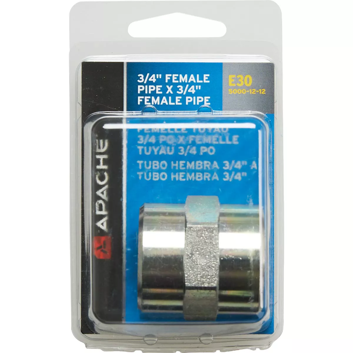 Apache 1/2 In. Female Pipe x 1/2 In. Female Pipe Hydraulic Hose Adapter - photo 2