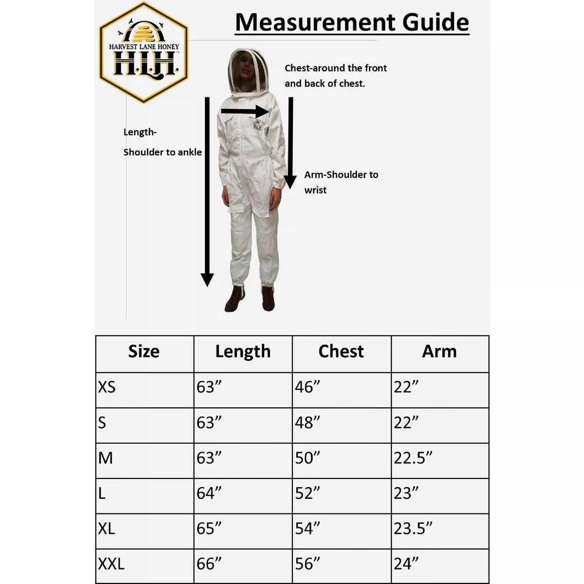 Harvest Lane Honey XL Polyester & Cotton Blend Beekeeping Jacket - photo 4