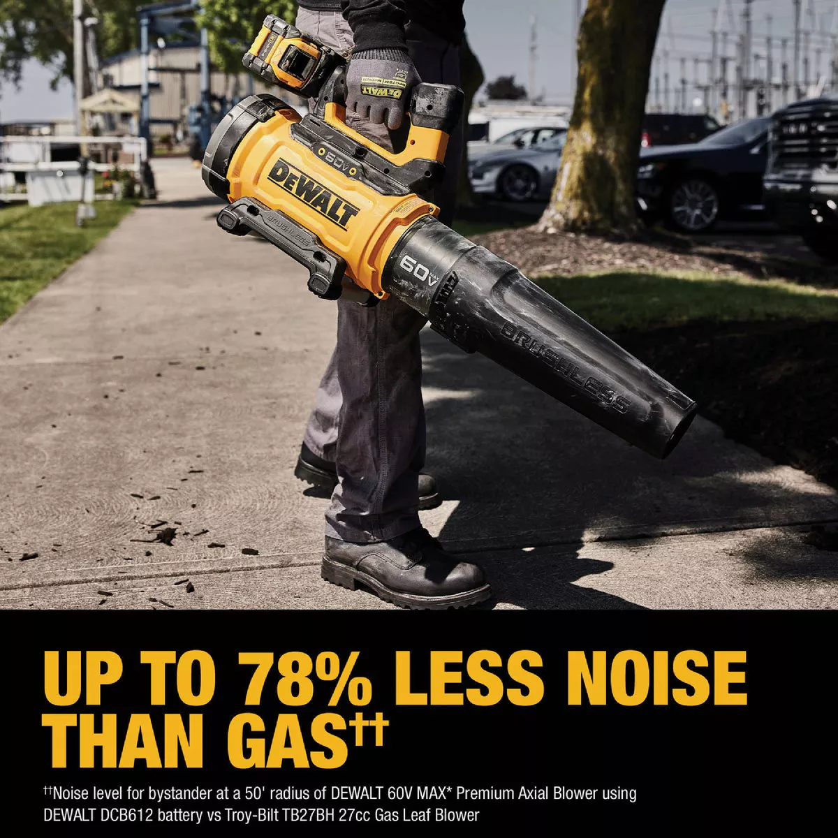 DEWALT 60V MAX Brushless High Power Cordless Blower Kit with FLEXVOLT 12.0 Ah Battery & Fast Charger - photo 7
