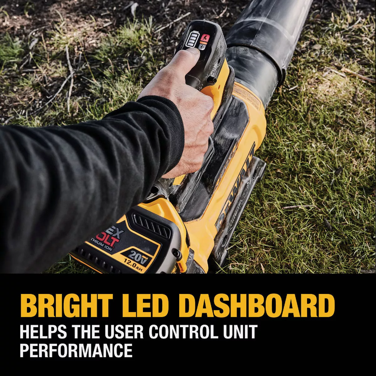DEWALT 60V MAX Brushless High Power Cordless Blower Kit with FLEXVOLT 12.0 Ah Battery & Fast Charger - photo 9