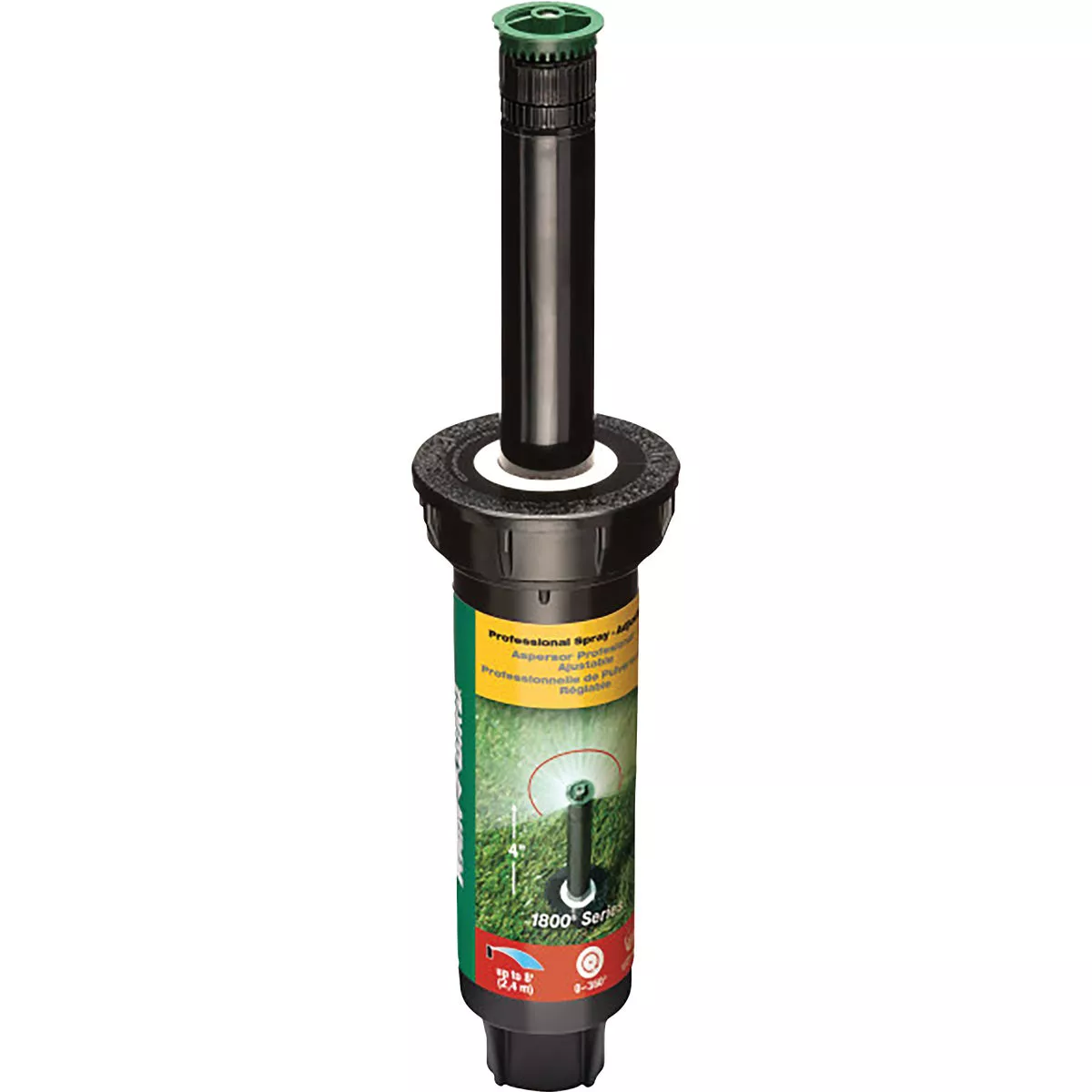 Rain Bird 4 In. Full Circle Adjustable 8 Ft. Rotary Sprinkler