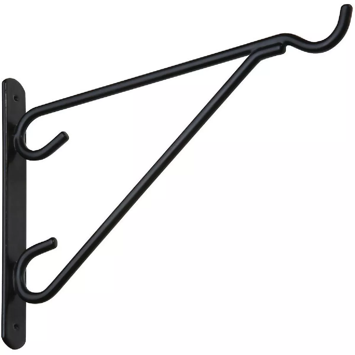 National Hardware 12 In. Black Vinyl-Coated Steel Plant Hanger Bracket
