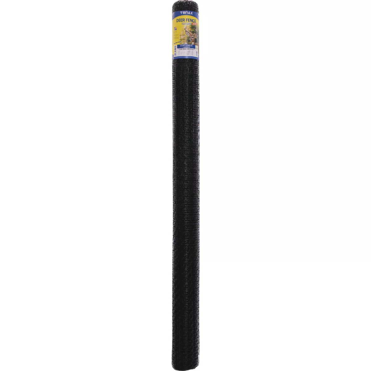 Tenax 7.5 Ft. H. x 100 Ft. L. Polypropylene Deer Fence, Black