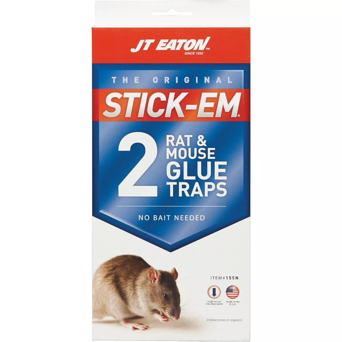 JT Eaton Stick-Em Glue Mouse & Rat Trap (2-Pack) - photo 2