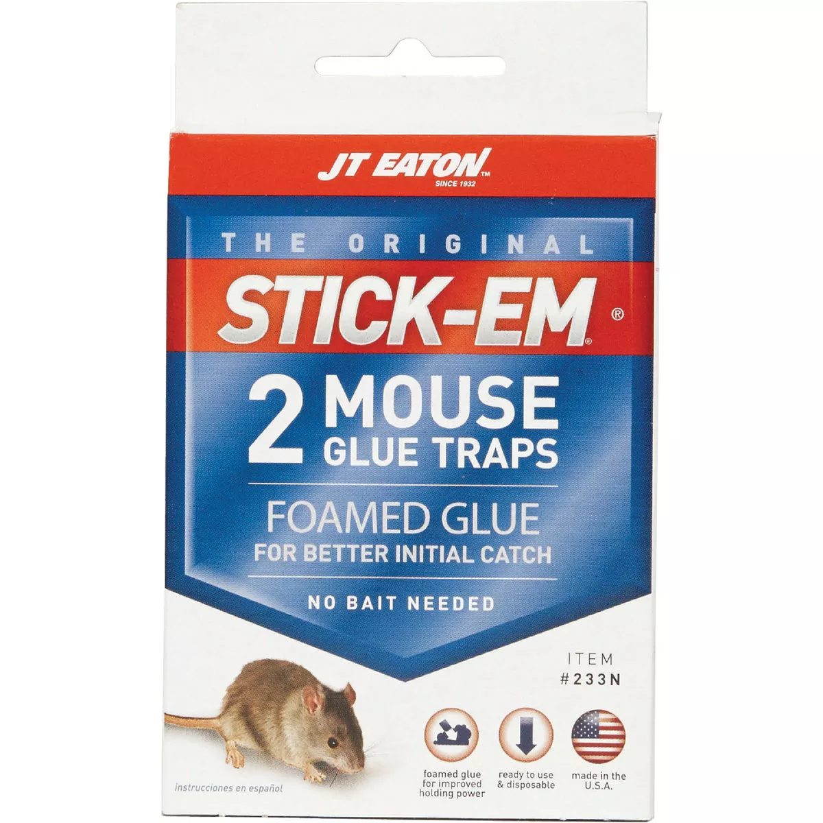 JT Eaton Stick-Em Glue Mouse Trap (2-Pack) - photo 2