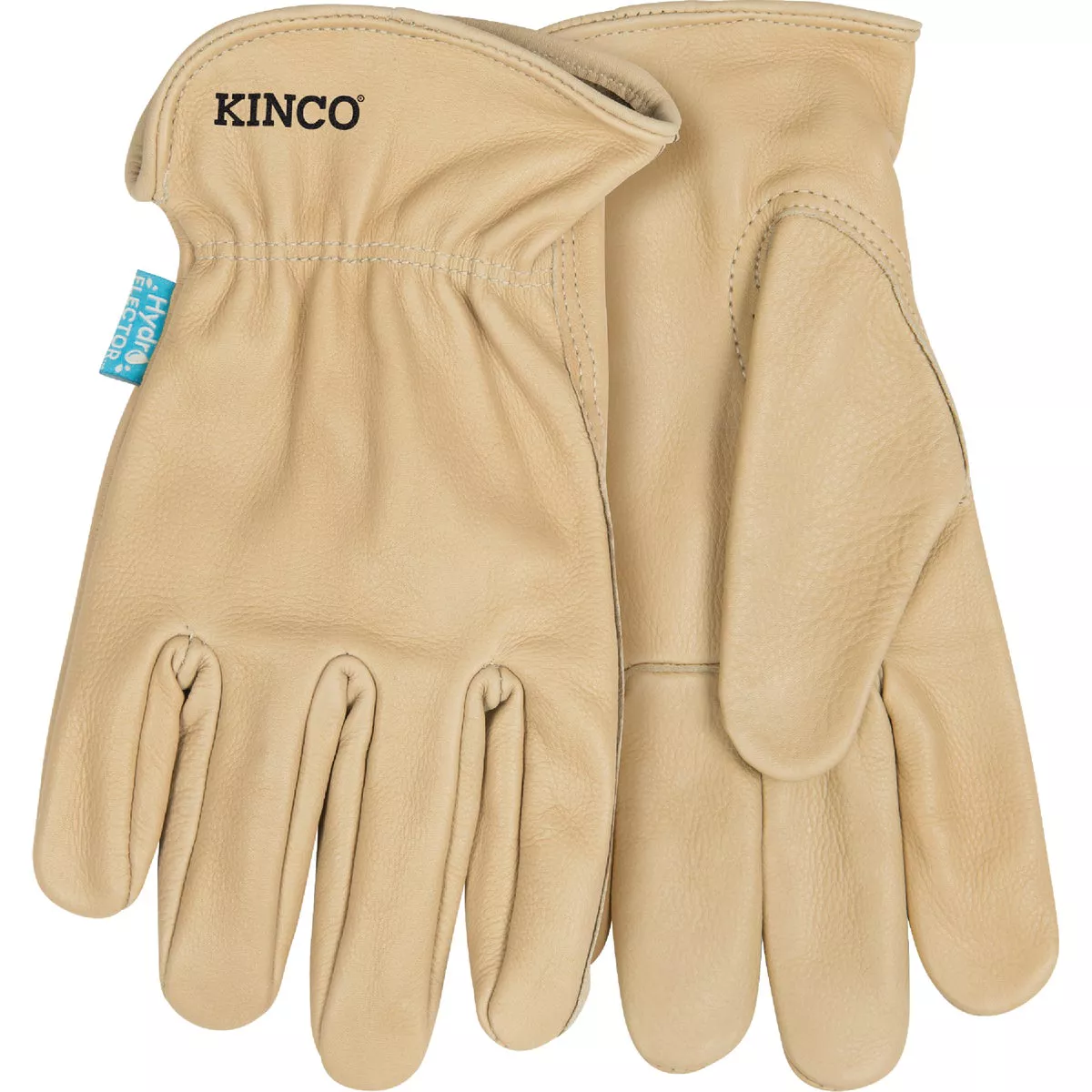 Kinco HydroFlector Men's Medium Water-Resistant Tan Cowhide Driver Glove - photo 2