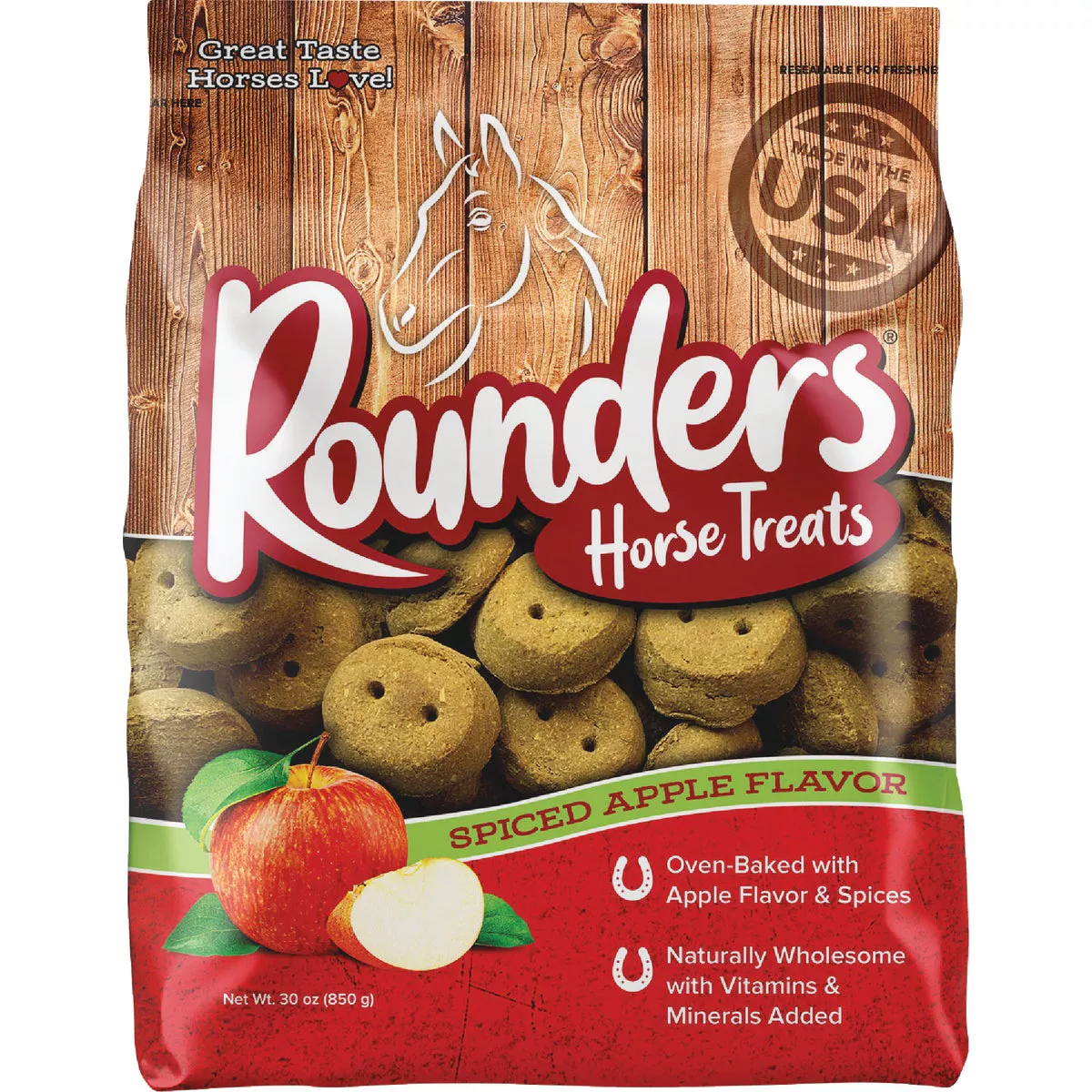 Kent Rounders 30 Oz. Spiced Apple Horse Treats