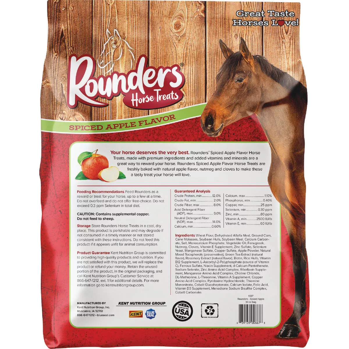 Kent Rounders 30 Oz. Spiced Apple Horse Treats - photo 2