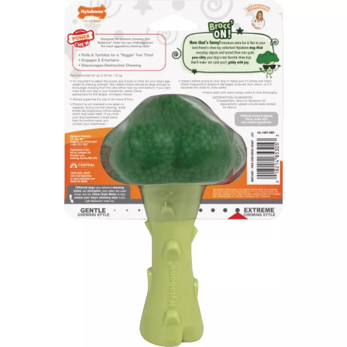 Nylabone Power Chew Large Broccoli Dog Toy - photo 2