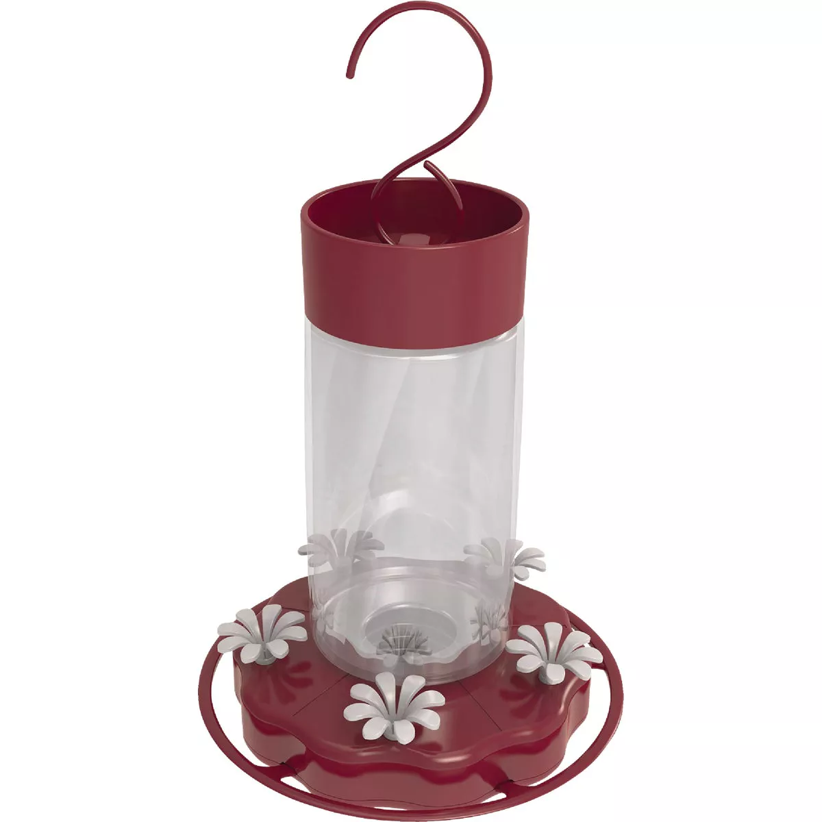 Nature's Way Scarlet Swirl 20 Oz. Glass Hummingbird Feeder