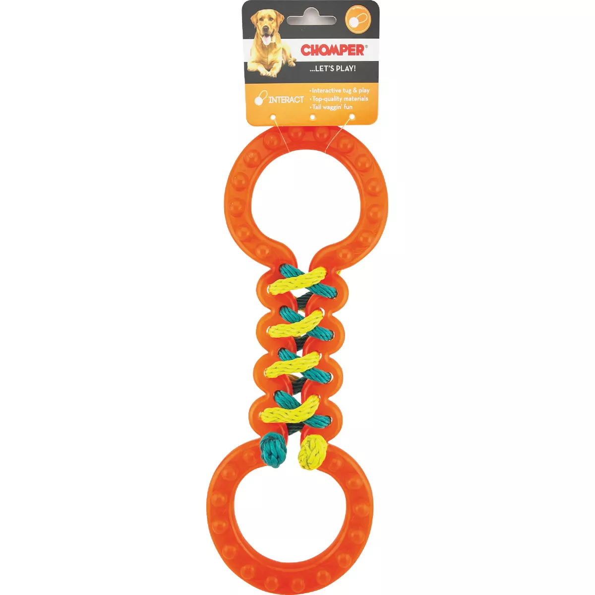 Boss Pet Chomper Braided TPR Double Tug Dog Toy - photo 2