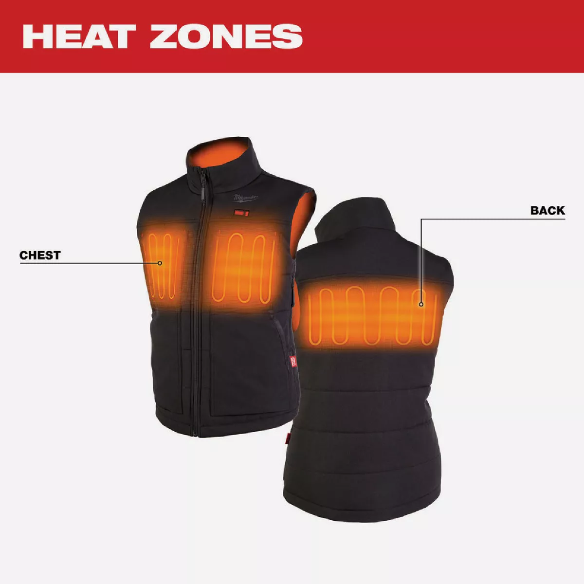 Milwaukee M12 AXIS Women's Black Cordless Vest Kit, M - photo 3