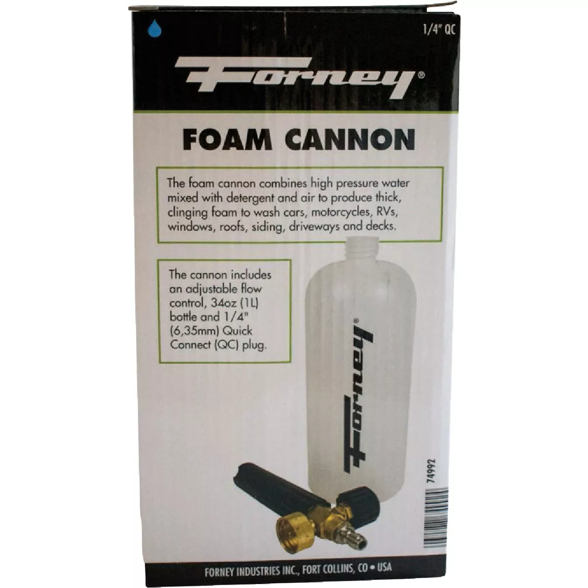 Forney 34 Oz. 1/4 In. Plug Quick Connect Foam Cannon - photo 2