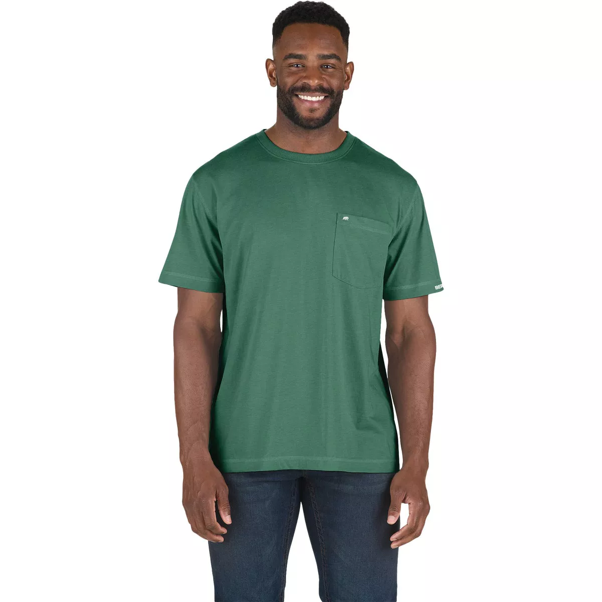 Berne Performance Men's XL Pine Short Sleeve Pocket T-Shirt