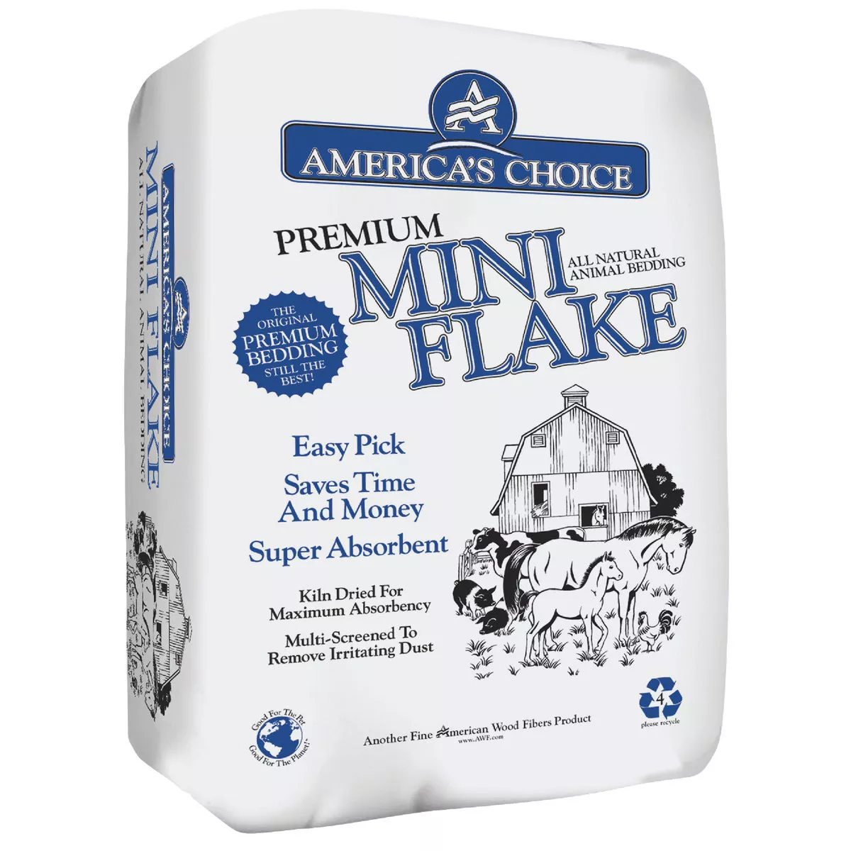 America's Choice 3.5 Cu. Ft. Pine Mini Flake Animal Bedding Stall Shavings