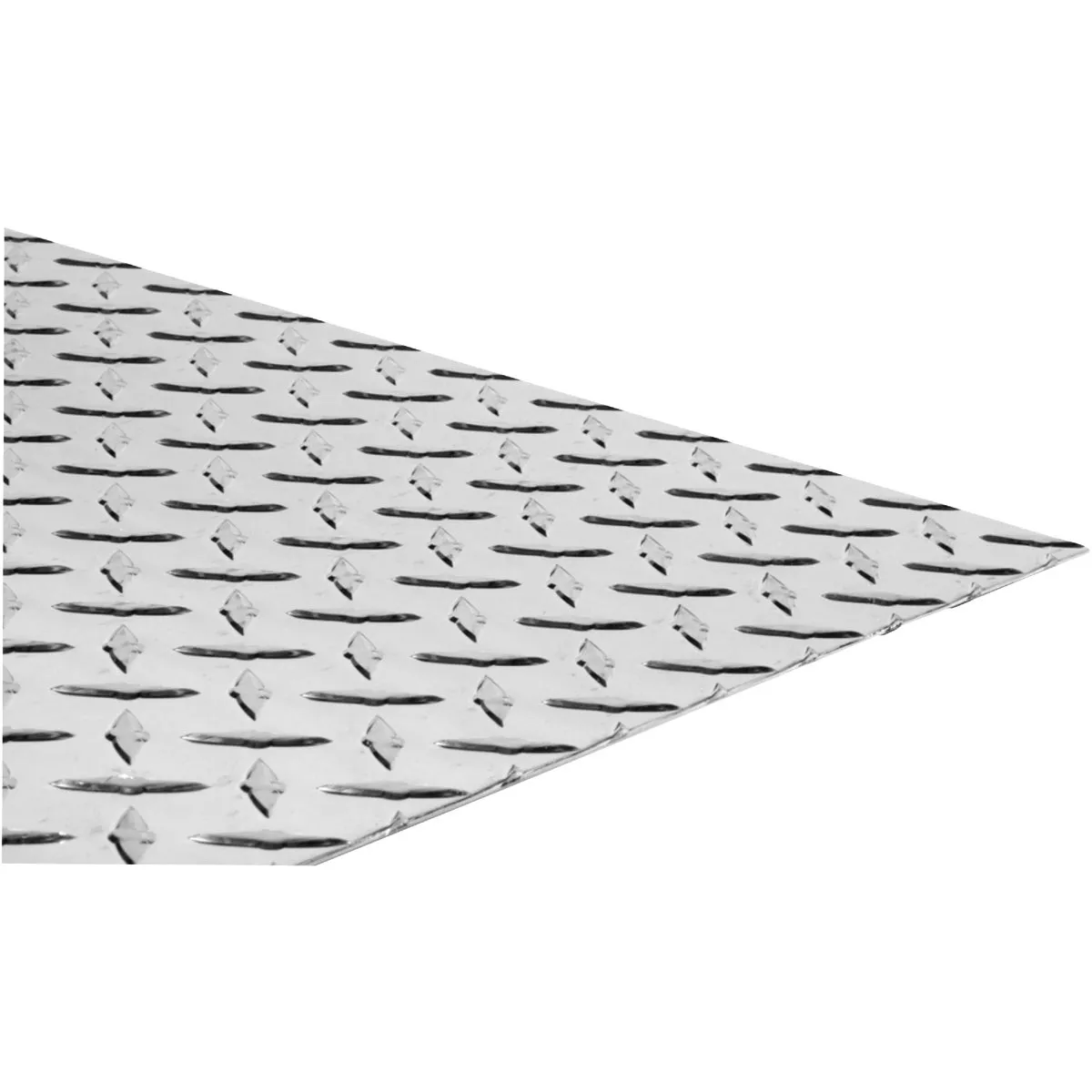 Hillman Steelworks 12 In. x 24 In. Brite Aluminum Tread Plate