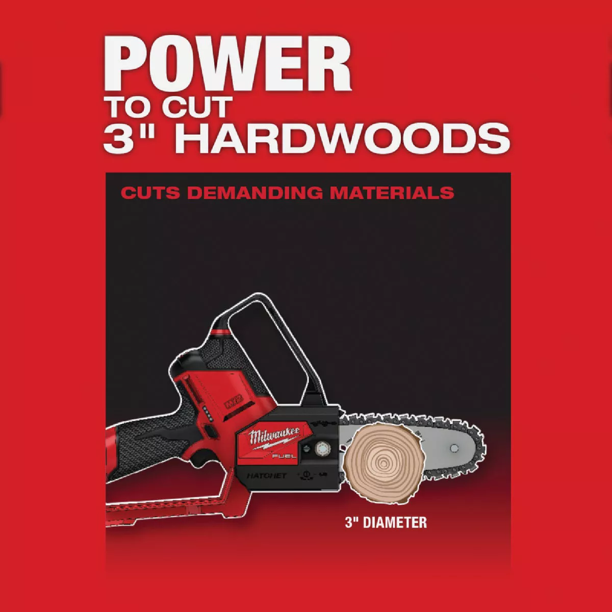 Milwaukee M12 FUEL HATCHET Brushless 6 In. Cordless Pruning Saw Kit with 4.0 Ah Battery & Charger - photo 6