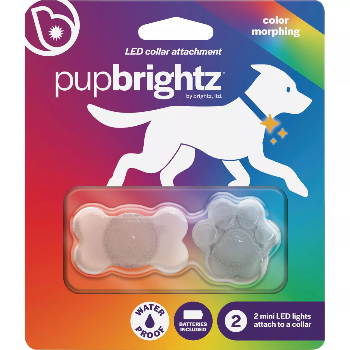 Brightz Pupbrightz Color Morphing 3V LED Collar Charm (2-Pack) - photo 4