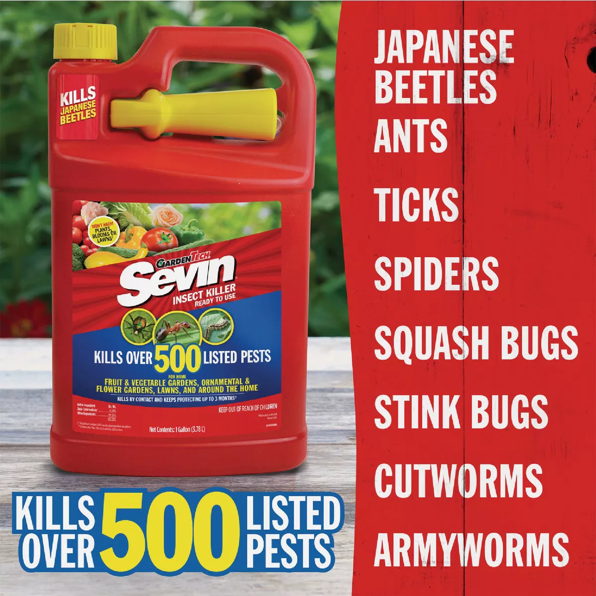 Garden Tech Sevin 1 Gal. Ready To Use Trigger Spray Insect Killer - photo 3